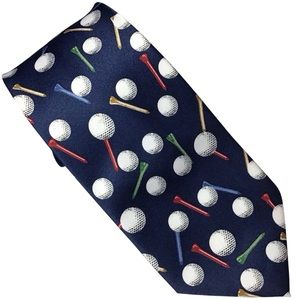Parquet Golf Ball Tie Tees Tied Hand Made